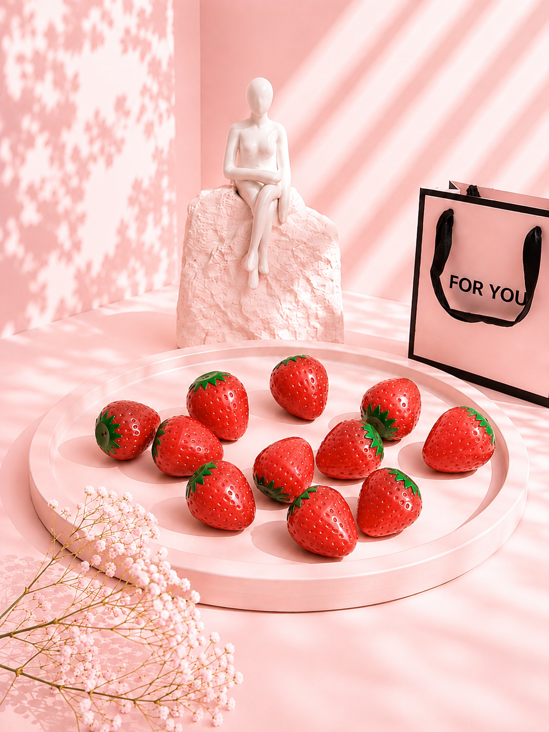 بالم لب توت فرنگی 🍓